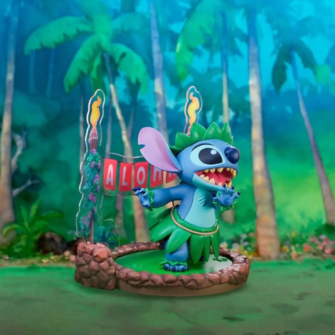Lilo & Stitch Stitch Hula Dance Verzamelfiguur - Multicolor