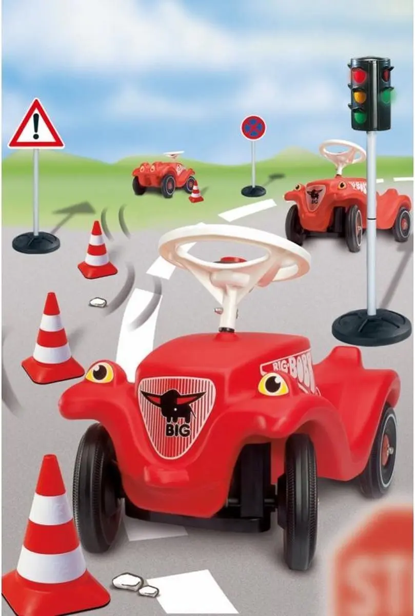 BIG Verkeerskegels 3+1 Meerkleurig - afbeelding 5 van 6