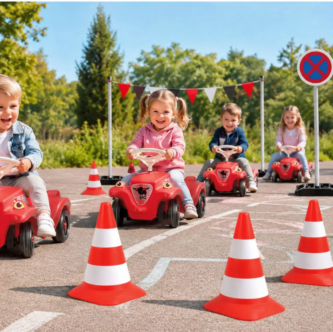 BIG Verkeerskegels 3+1 Meerkleurig - afbeelding 4 van 6