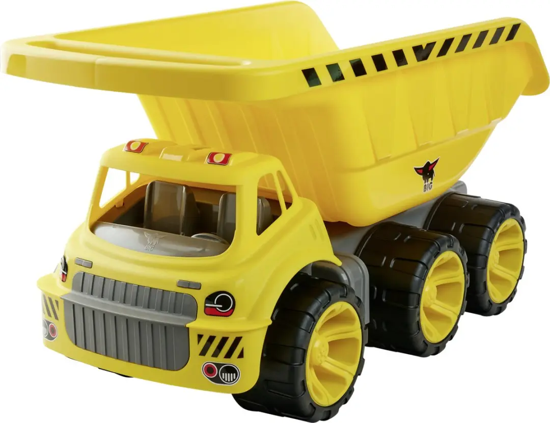 BIG Power Worker Mega Truck Kiepwagen 800054820 - Geel/Zwart