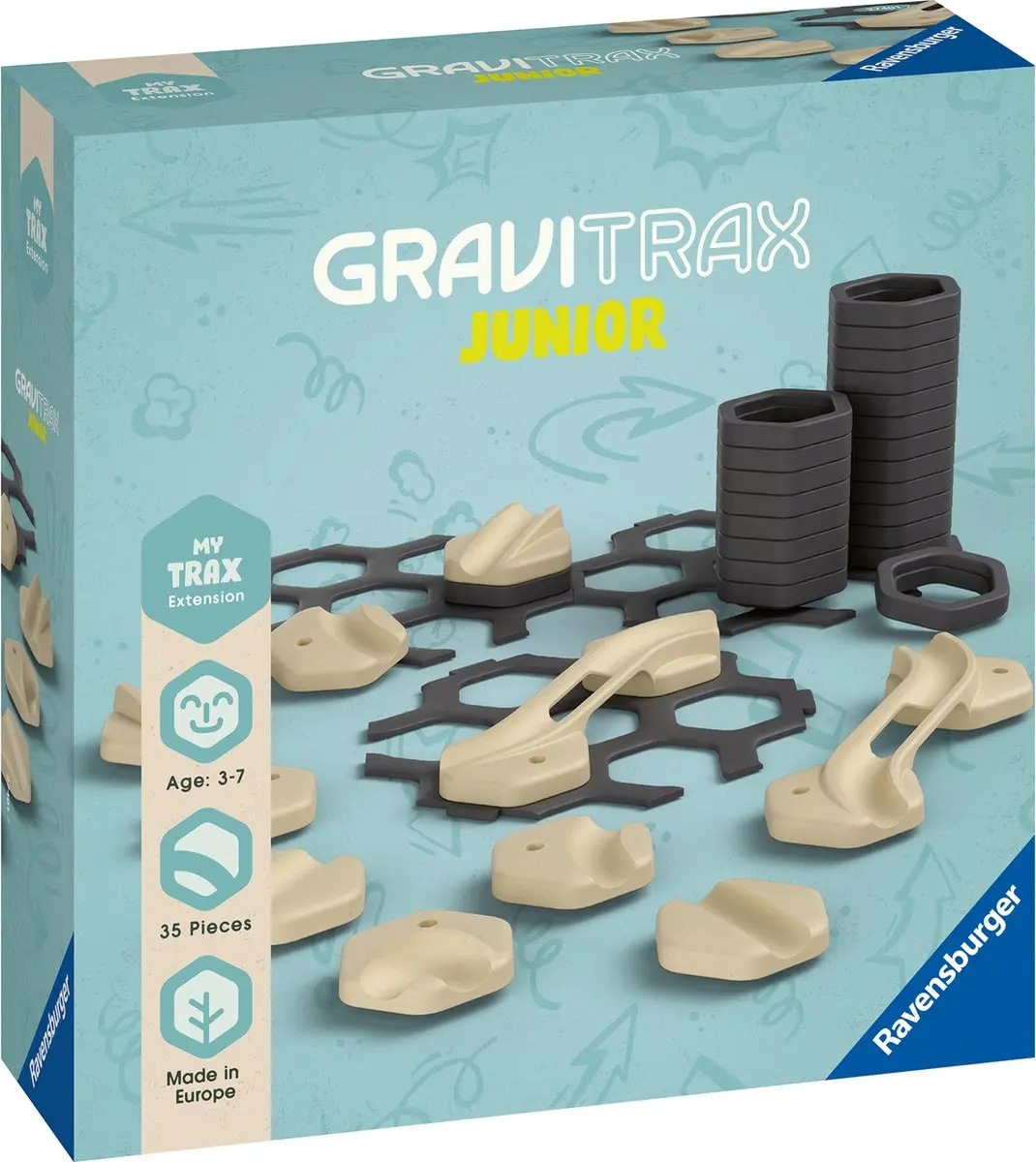 GraviTrax Junior Extension My Trax - Knikkerbaan - 182 Onderdelen - afbeelding 2 van 6