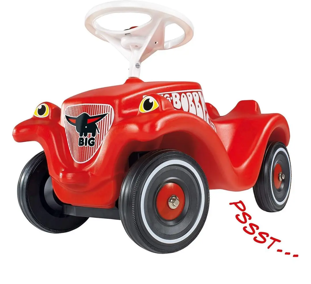 BIG Bobby Car+Whisp.Wheels+Shoe Care
