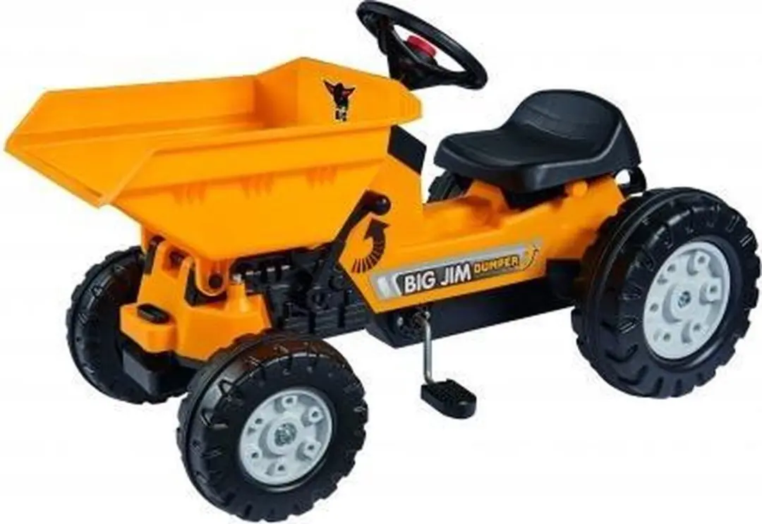 BIG Jim Dumper Traptractor Kiepwagen 800056568 - Geel - afbeelding 2 van 4
