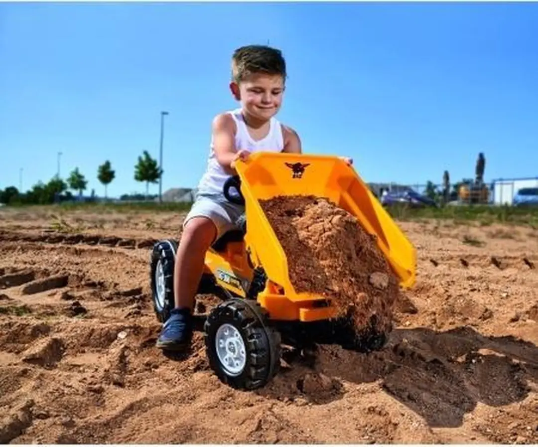 BIG Jim Dumper Traptractor Kiepwagen 800056568 - Geel - afbeelding 4 van 4