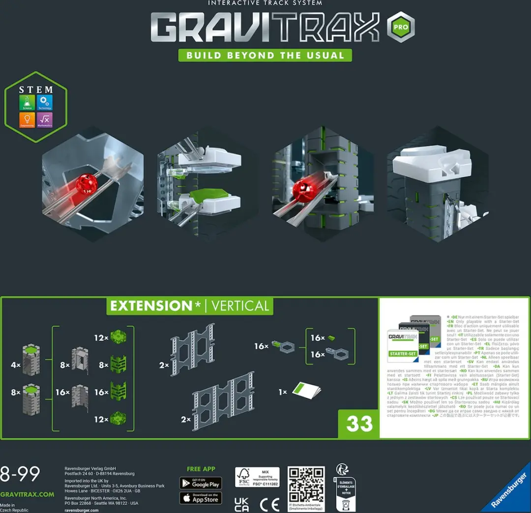 GraviTrax PRO Vertical Uitbreiding - 33 Onderdelen - afbeelding 3 van 6