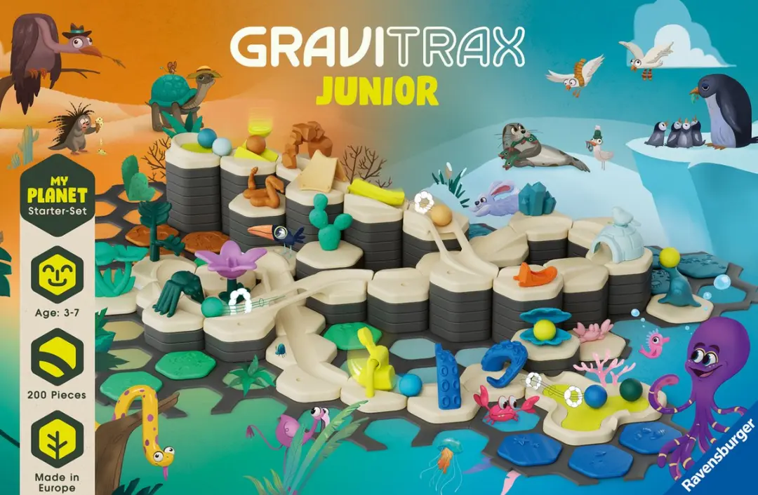 GraviTrax Junior Starter-Set My World Knikkerbaan - 182 Onderdelen - afbeelding 6 van 6