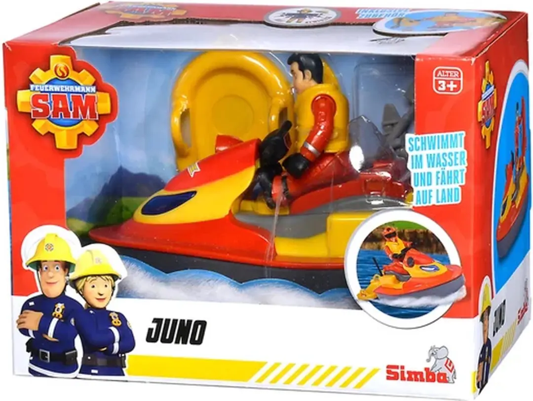 Simba Toys Sam Juno Jet Ski - Zwart/Grijs/Oranje/Geel - afbeelding 4 van 6