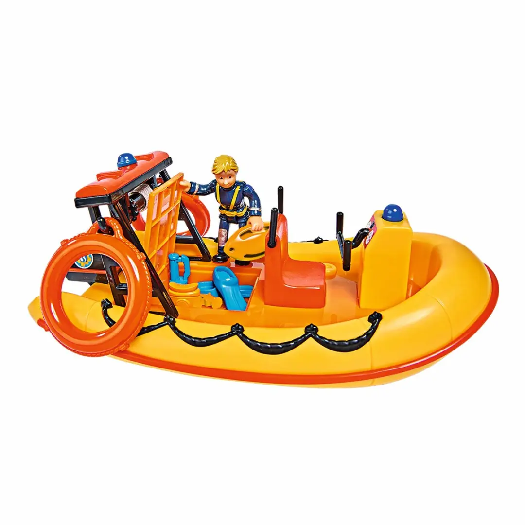Simba Brandweerman Sam Neptune Boot - Speelgoedvoertuig Rood - afbeelding 3 van 6