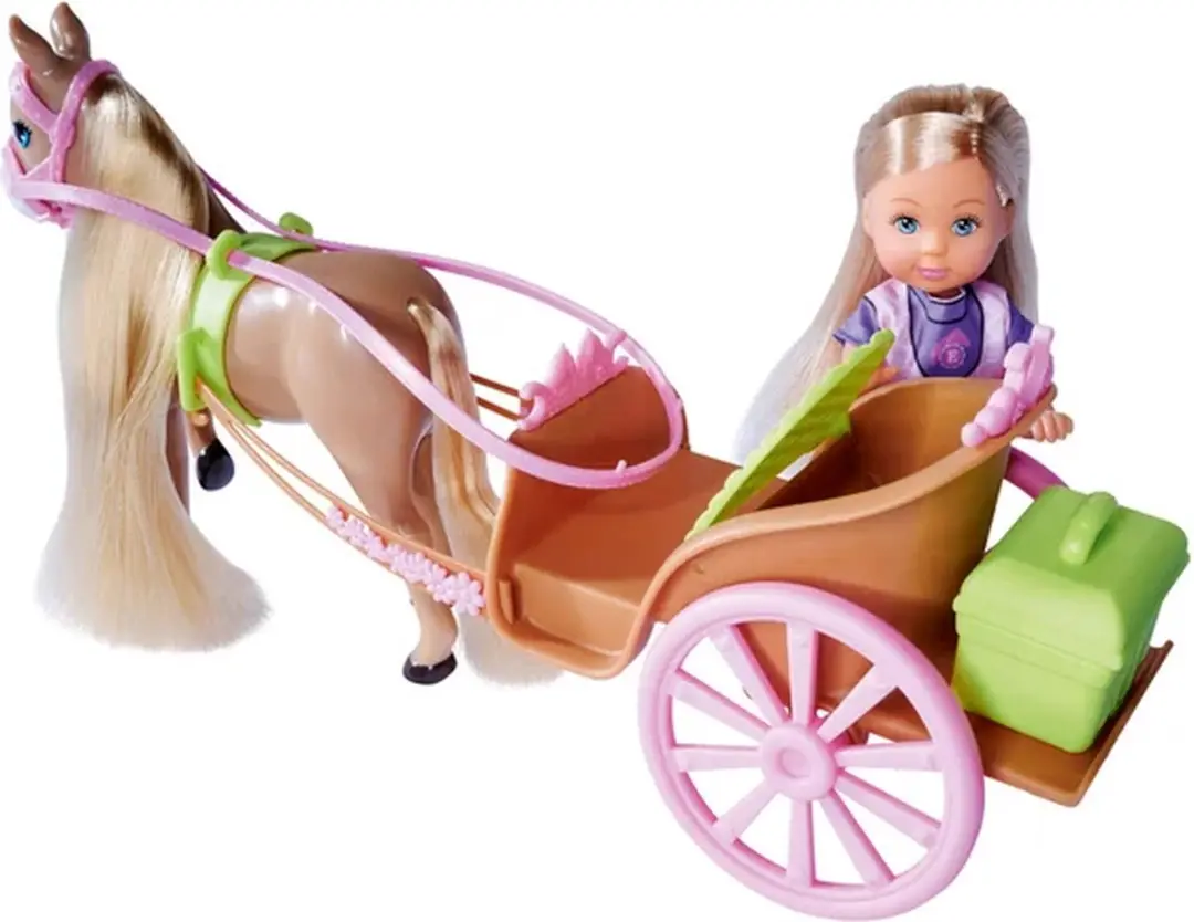 Simba Evi Love Paardenkoets - Roze/Bruin/ Groen - afbeelding 6 van 6