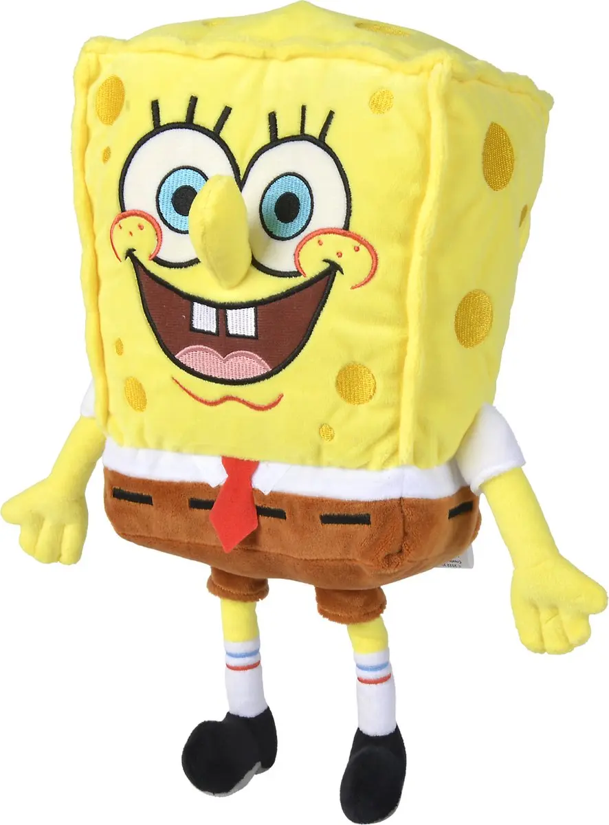 Simba Nickelodeon SpongeBob Pluche Knuffel 35cm - Multicolor - afbeelding 6 van 6