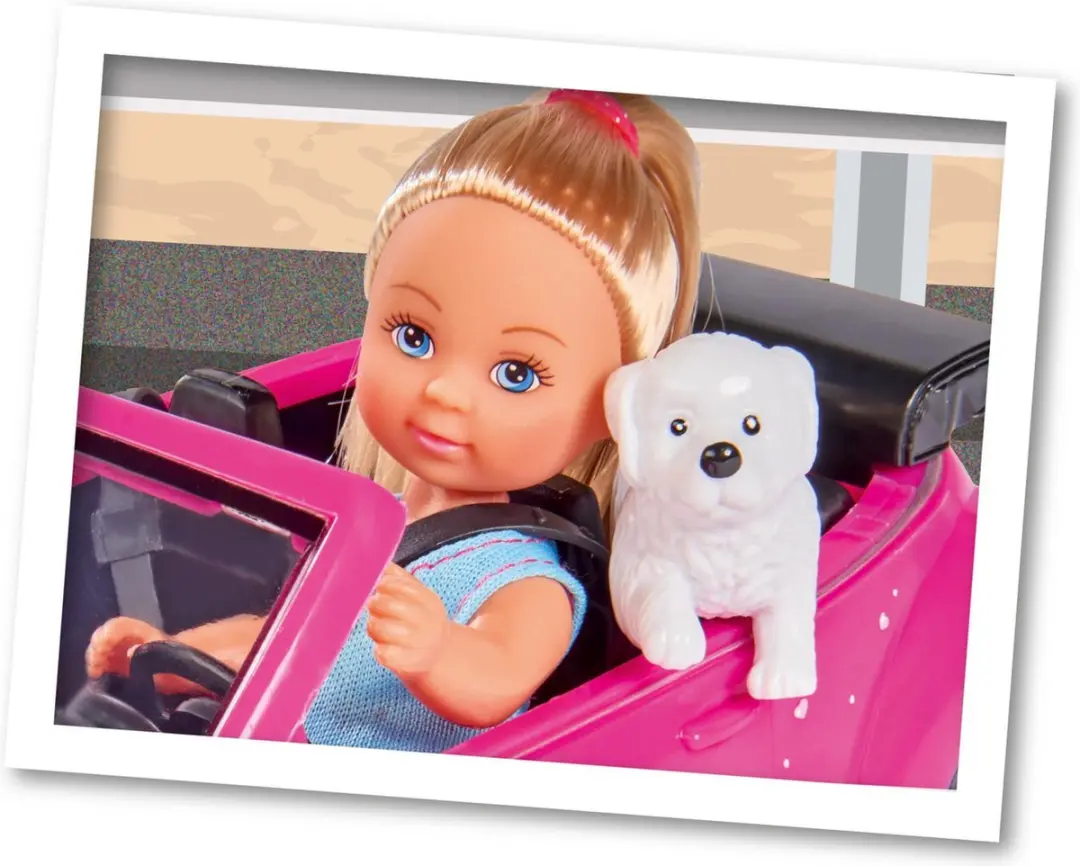 Simba Evi Love Beetle Wagen 23cm - Meerkleurig - afbeelding 3 van 6