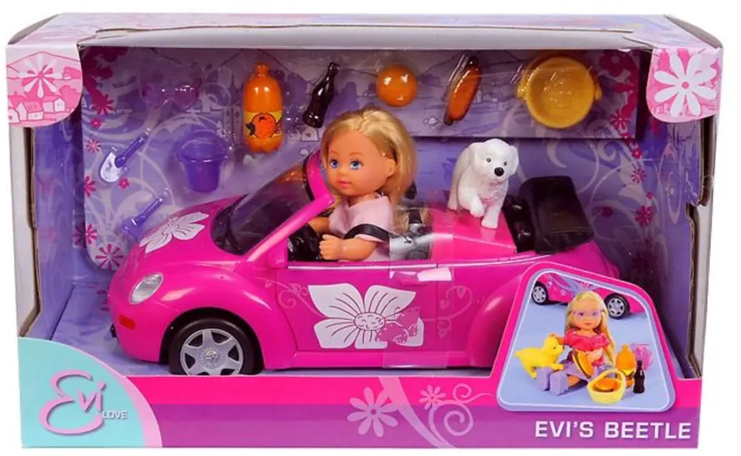 Simba Evi Love Beetle Wagen 23cm - Meerkleurig - afbeelding 2 van 6