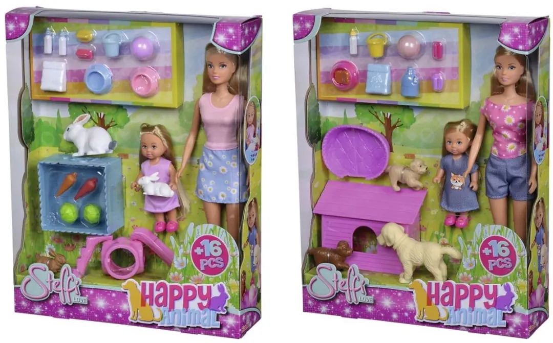 STEFFI LOVE HAPPY ANIMAL WORD WILLEKEURIG VERZONDEN