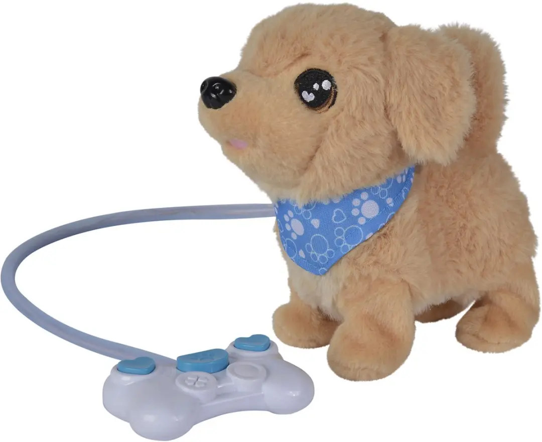 Simba pluchen Golden Retriever hond met lichtgevende lijn en afstandsbediening.