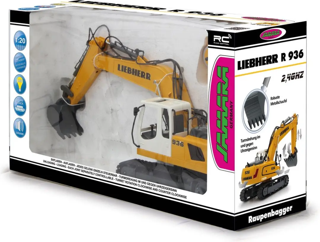 Jamara Liebherr R936 RC Graafmachine 1:20 - Multi