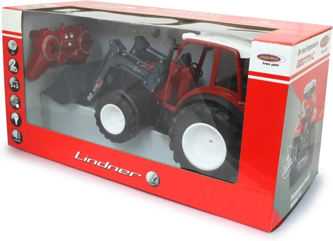 Jamara Lindner Geotrac 1:16 - Rood - afbeelding 3 van 6