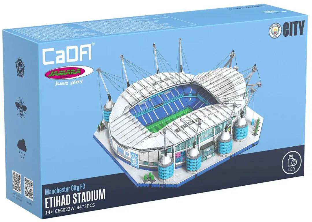 Jamara CaDA Bricks Manchester City FC Etihad Stadium 4473 Stuks - LED - afbeelding 3 van 5