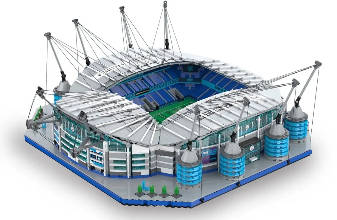 Jamara CaDA Bricks Manchester City FC Etihad Stadium 4473 Stuks - LED - afbeelding 5 van 5