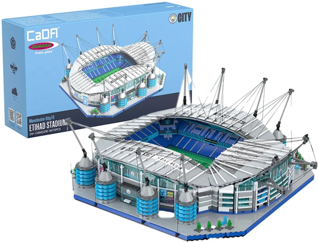 Jamara CaDA Bricks Manchester City FC Etihad Stadium 4473 Stuks - LED - afbeelding 2 van 5