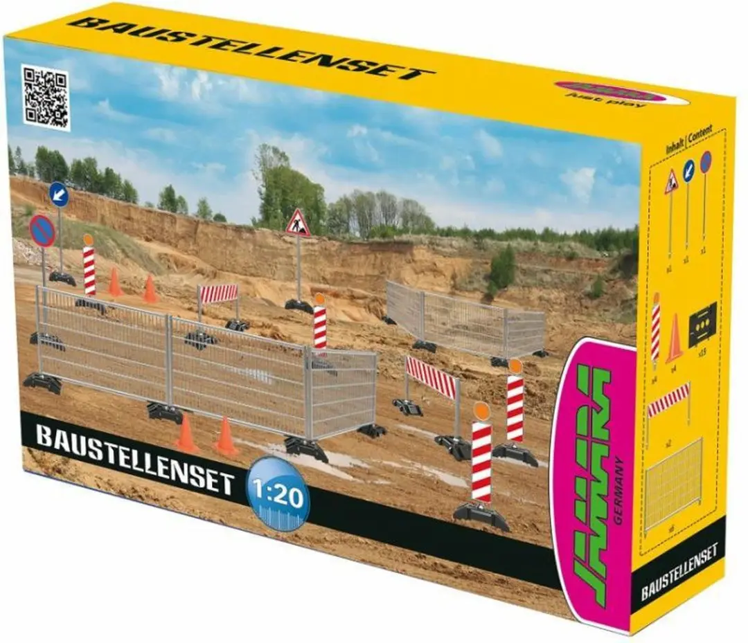 Jamara Bouwplaatsset 1:20 - 38-delig - Meerkleurig