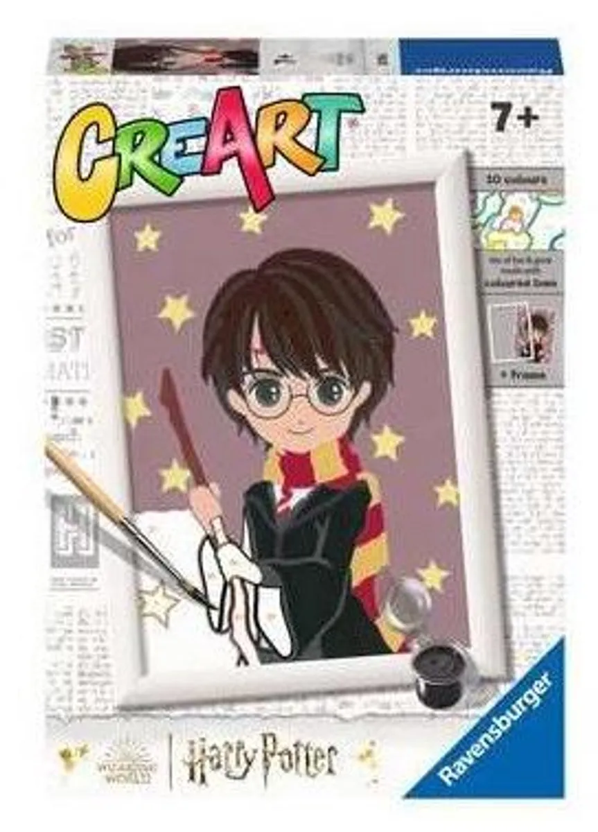 Ravensburger CreArt Harry Potter Schilderen op nummer - Multicolor - 15 Kleuren