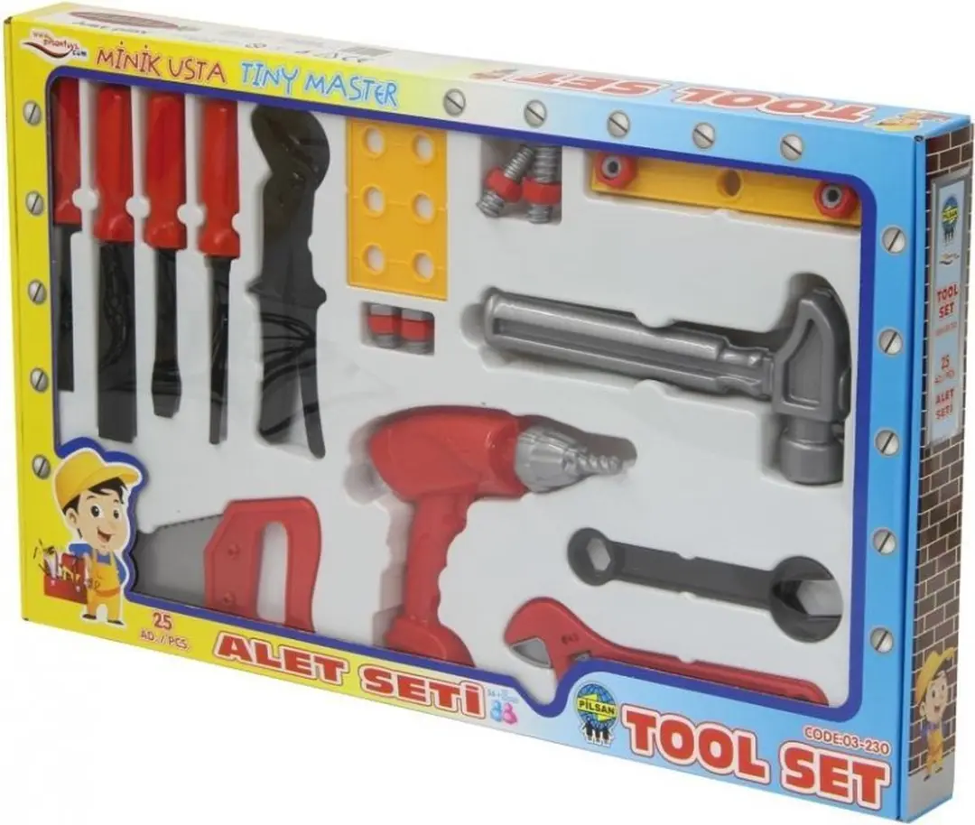 Jamara Toolkids Gereedschapset 25-delig - Rood/Zwart