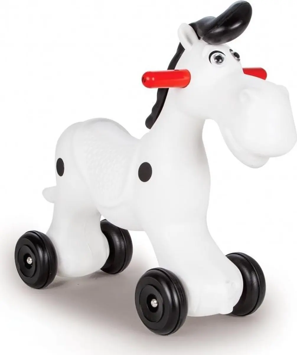 Jamara Hobbelpaard/Loopwagen 2-in-1 Junior Wit