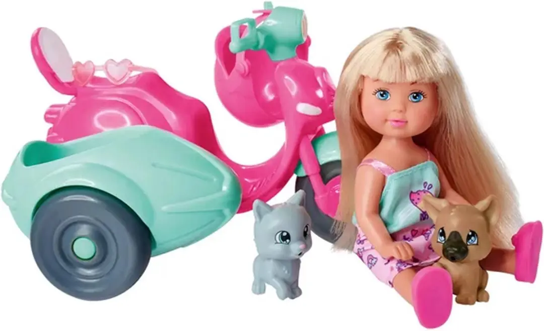 Simba Evi Love Scooter Friends - Meerkleurig - afbeelding 6 van 6