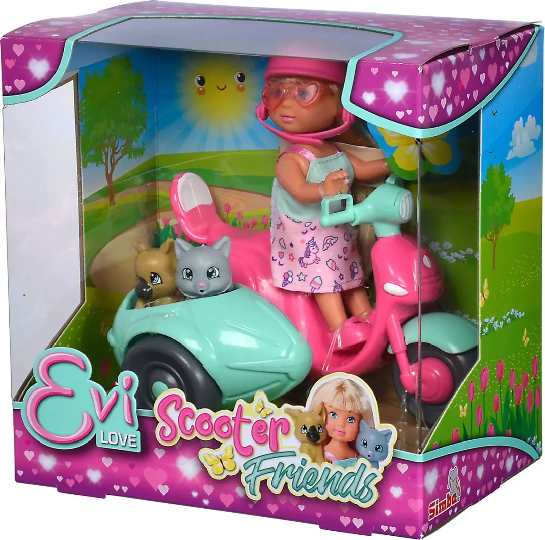 Simba Evi Love Scooter Friends - Meerkleurig - afbeelding 2 van 6