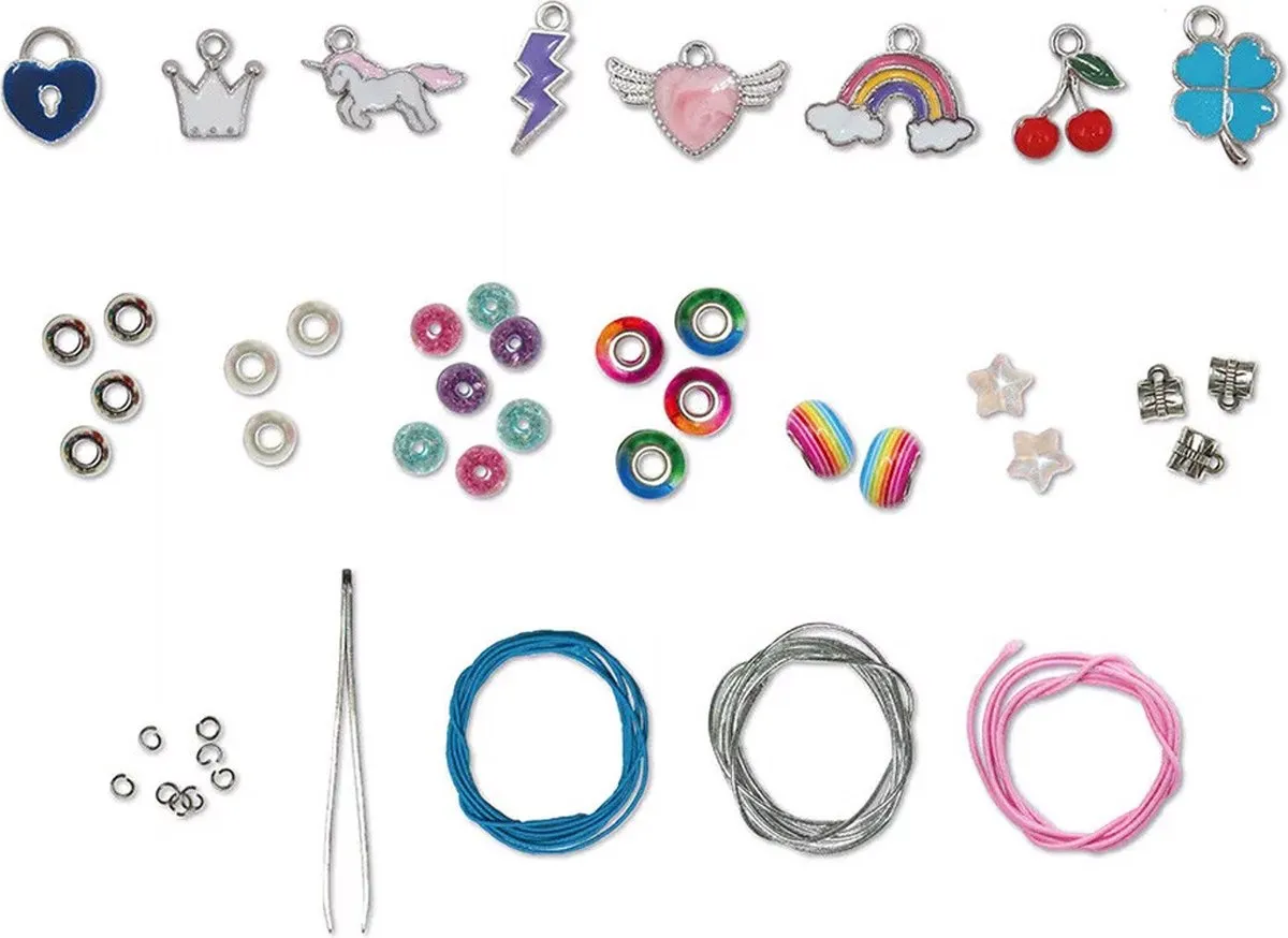 Janod Les Ateliers Bijoux Armbanden Set 8 Stuks - Multicolor