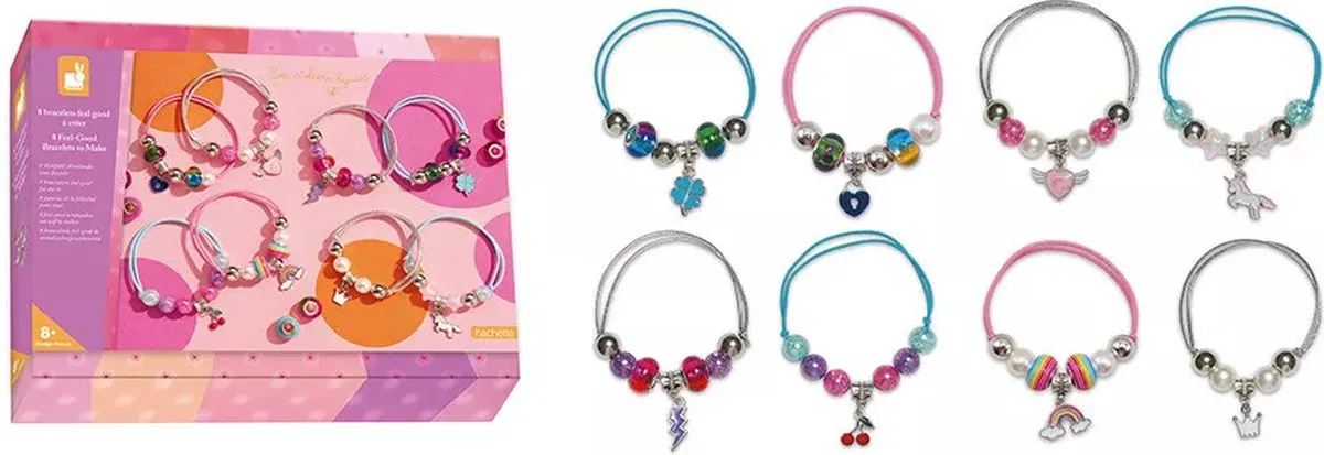 Janod Les Ateliers Bijoux Armbanden Set 8 Stuks