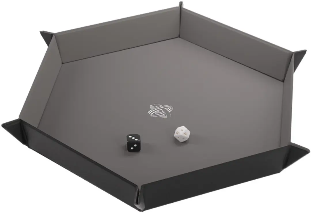 Dice Tray Magnetic Hexagonal: Grijs