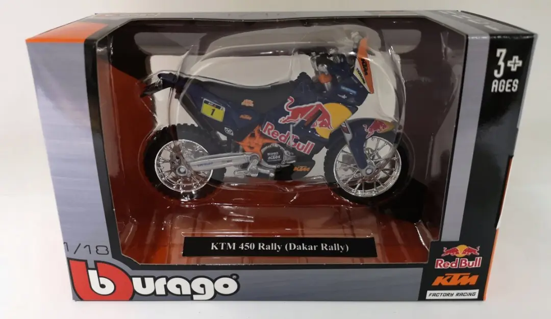 Bburago KTM 450 Rally Dakar 1:18 Model