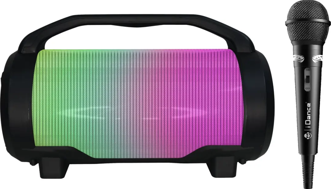 iDance CYCLONE400 Karaoke Set - Bluetooth Speaker met LED - 1 Microfoon