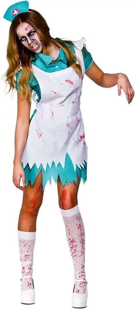 Bloeddorstige zombie verpleegster
