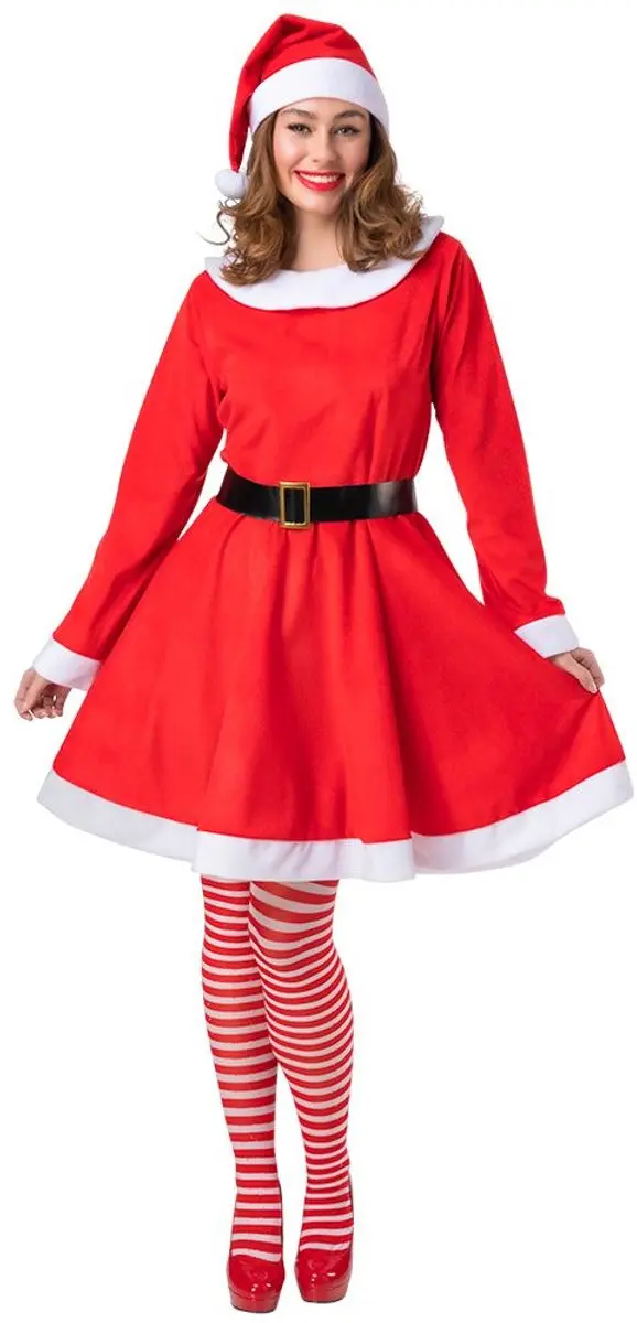Kerstjurkje velours Ella dames