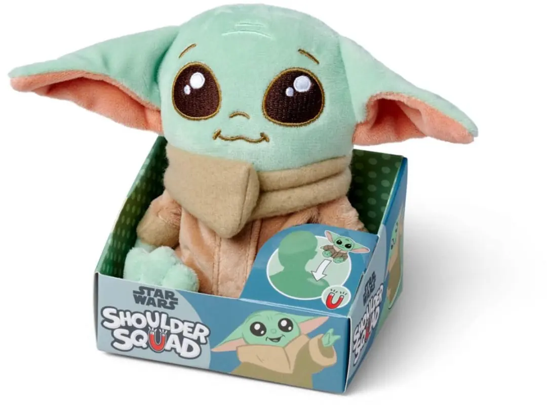 Simba Star Wars Grogu Shoulder Rider Knuffel 12cm - Multi - afbeelding 4 van 6