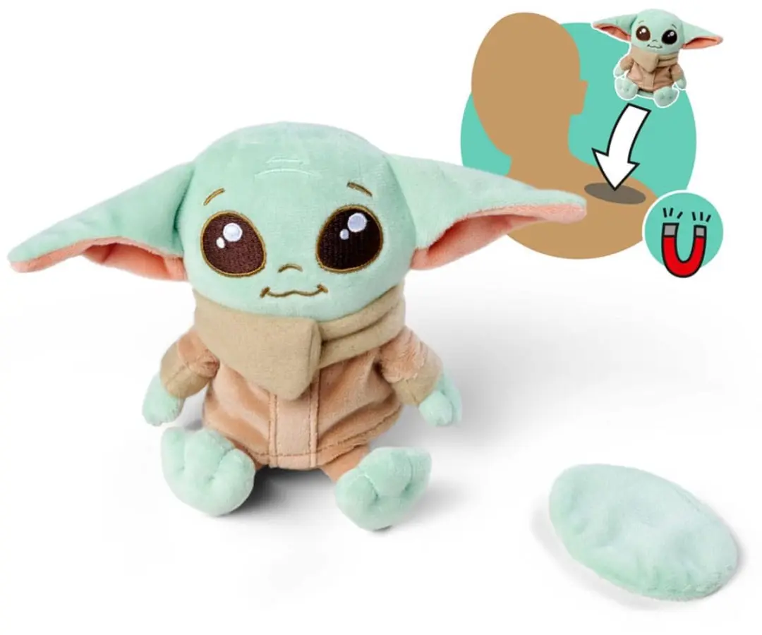 Simba Star Wars Grogu Shoulder Rider Knuffel 12cm - Multi - afbeelding 6 van 6
