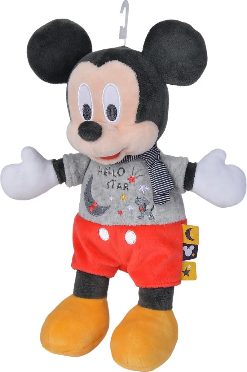 Simba Disney Mickey Starry Night - 25cm - Grijs - afbeelding 6 van 6
