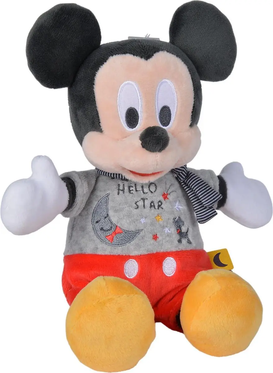 Simba Disney Mickey Starry Night - 25cm - Grijs - afbeelding 5 van 6
