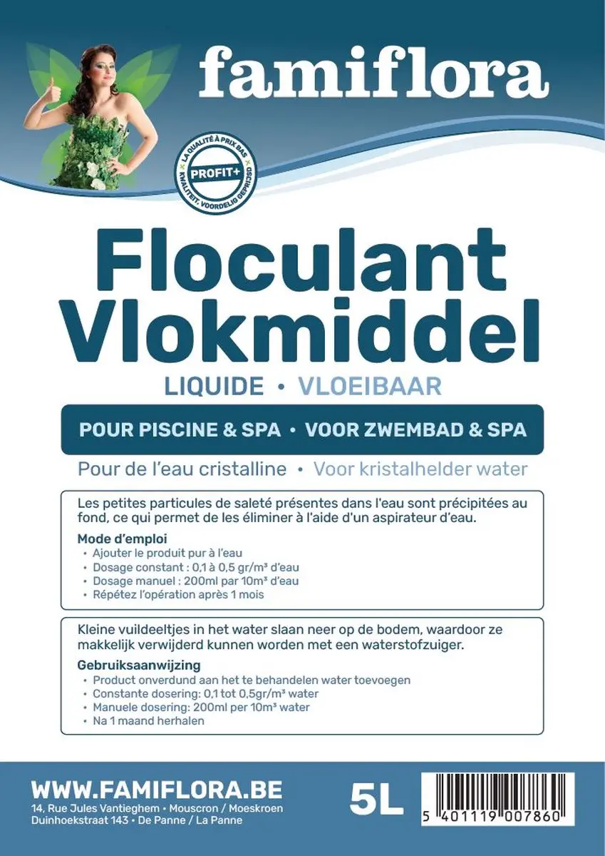 Famiflora Vlokmiddel Vloeibaar 5L