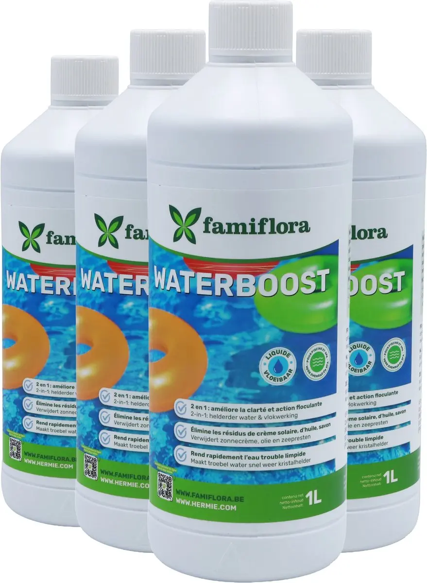 Famiflora Waterboost vloeibaar 4x 1L