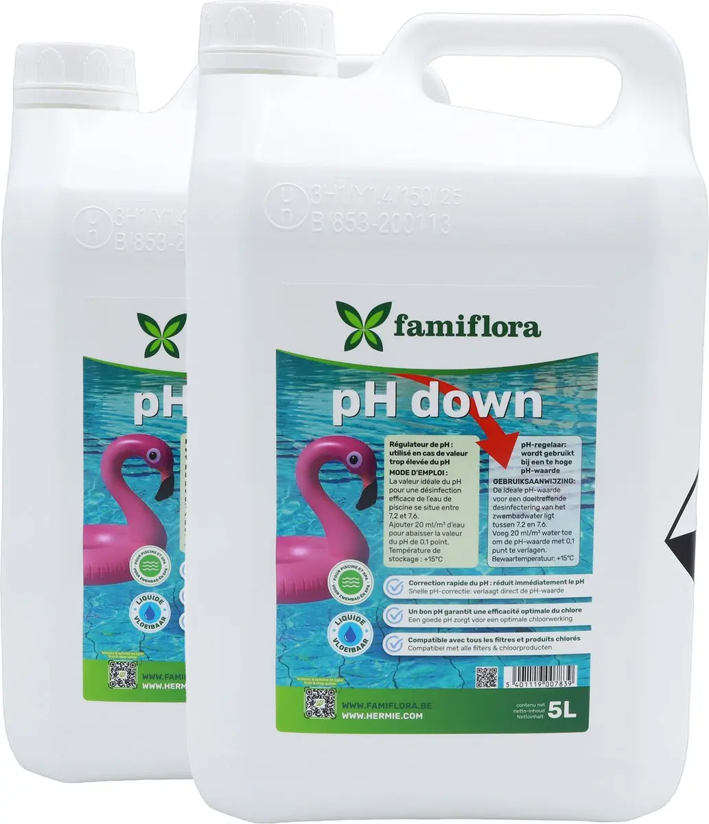Famiflora pH Down vloeibaar 10L (2 x 5L)
