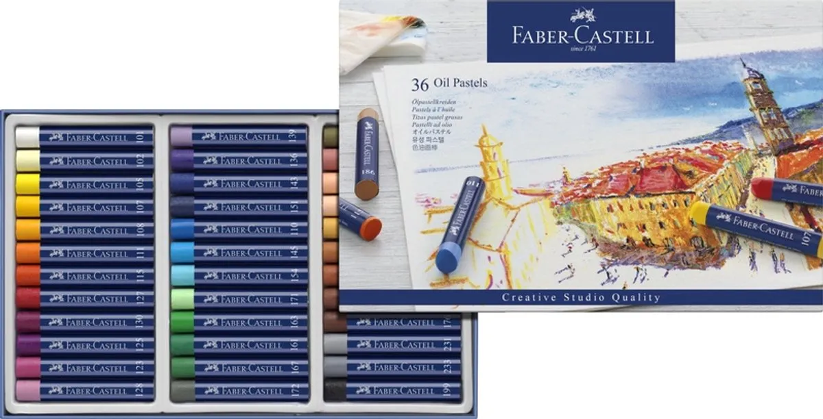 Faber-Castell Creative Studio Oliepastelkrijt 36 Stuks