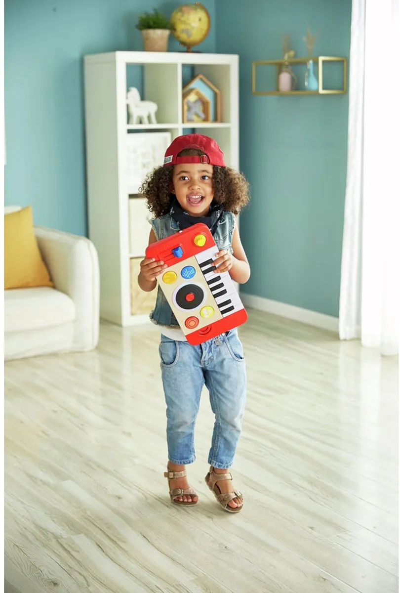 Hape DJ Mix & Spin Studio - 3x AA - Veelkleurig