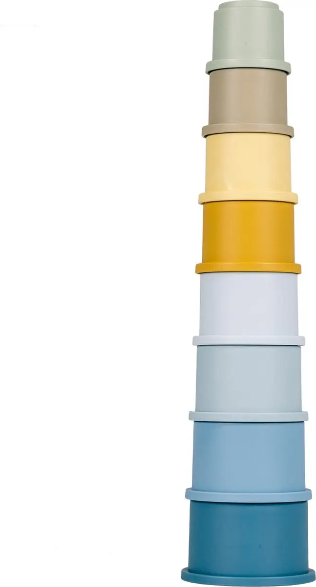 Little Dutch Stapelbekers - 6 Stuks - Blauw - afbeelding 6 van 6