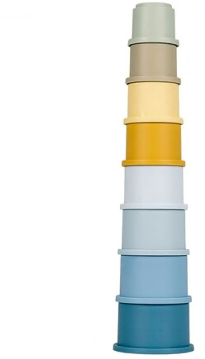 Little Dutch Stapelbekers - 6 Stuks - Blauw