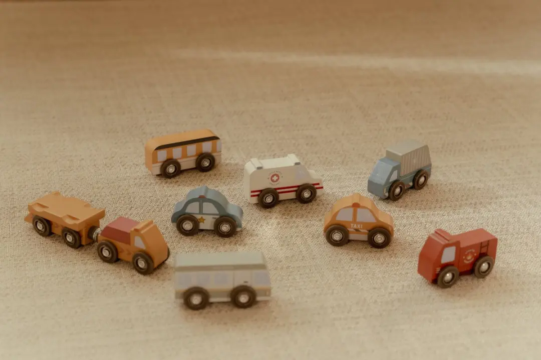 Little Dutch Houten Voertuigenset - Meerkleurig - afbeelding 6 van 6