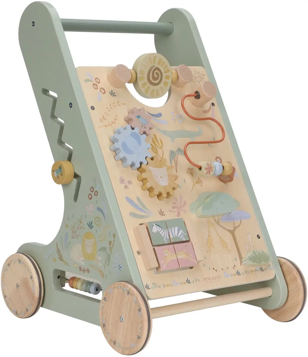 Little Dutch Activiteitenloopwagen LD7432 Safari Friends