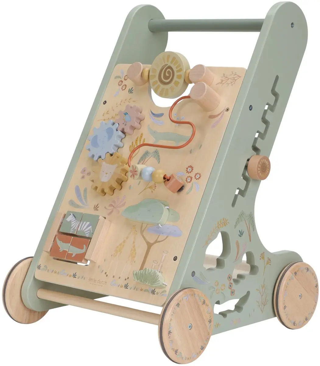 Little Dutch Activiteitenloopwagen LD7432 Safari Friends - Multi - afbeelding 6 van 6